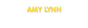 Der Vorname Amy Lynn